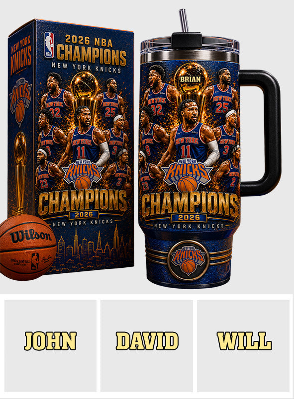The Champions - Personalized Sport Handle Tumbler With Box