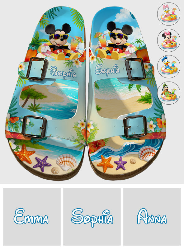 Hello Summer - Personalized Mouse Sandal Birken