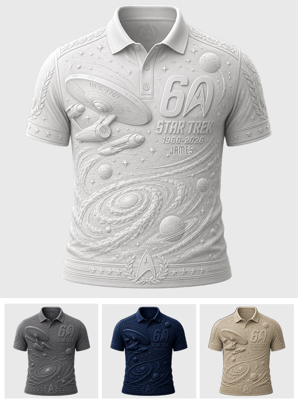 Final Frontier - Personalized Star Fleet Polo Shirt