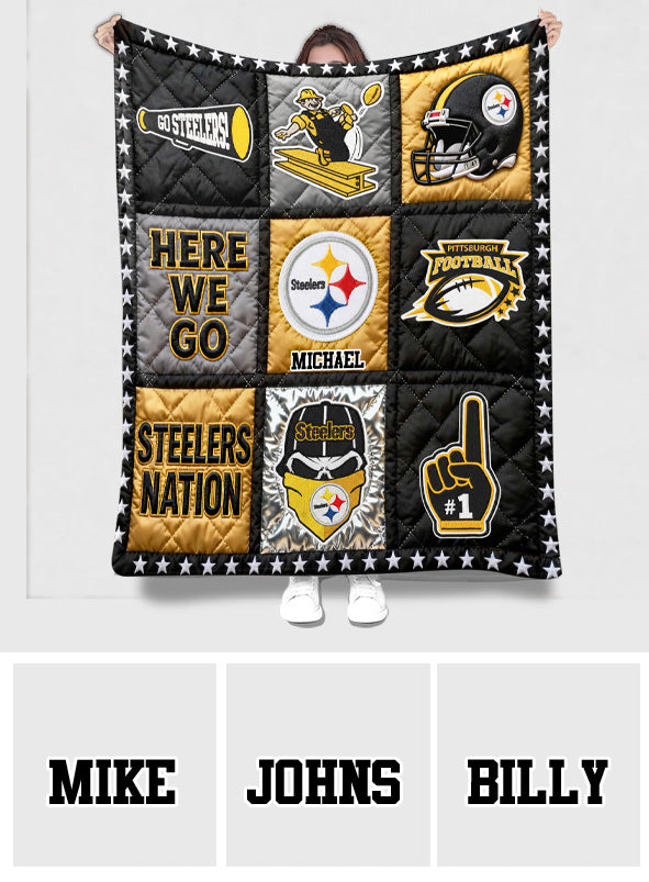Love Football - Personalized American Football Blanket