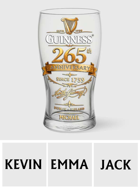 Guinness Beer - Personalized Light Beer Lover Beer Pint