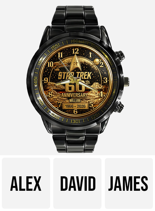 Final Frontier 60th Anniversary - Personalized Star Fleet Hand Watch