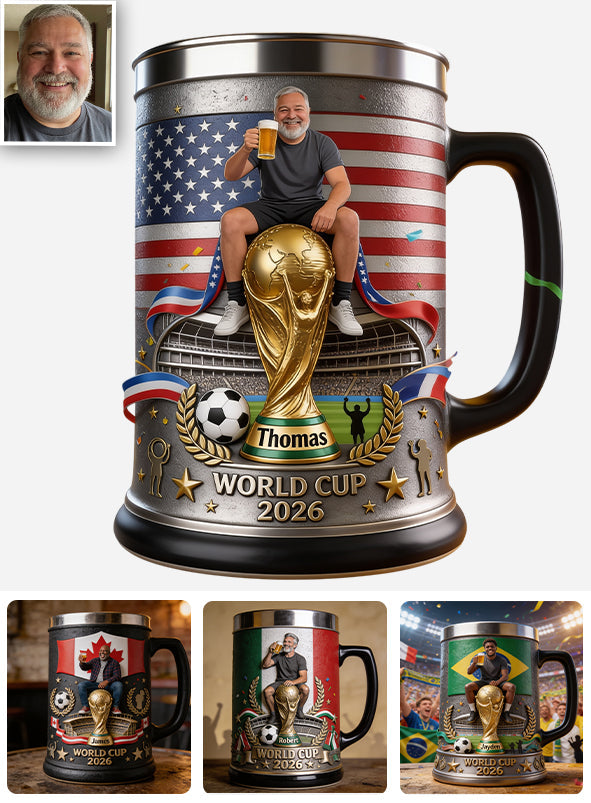 One Dream United - Personalized Soccer Beer Stein