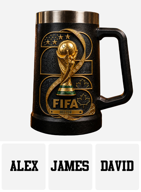The Cup Of 2026 - Personalized Soccer Beer Stein