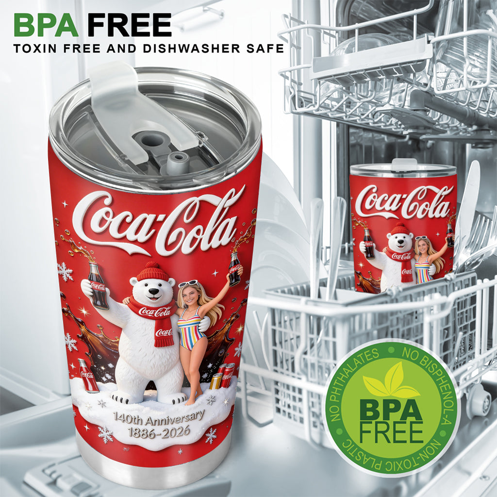 Love Coke, Coke 140th Anniversary - Personalized Carbonated Drink Tumbler