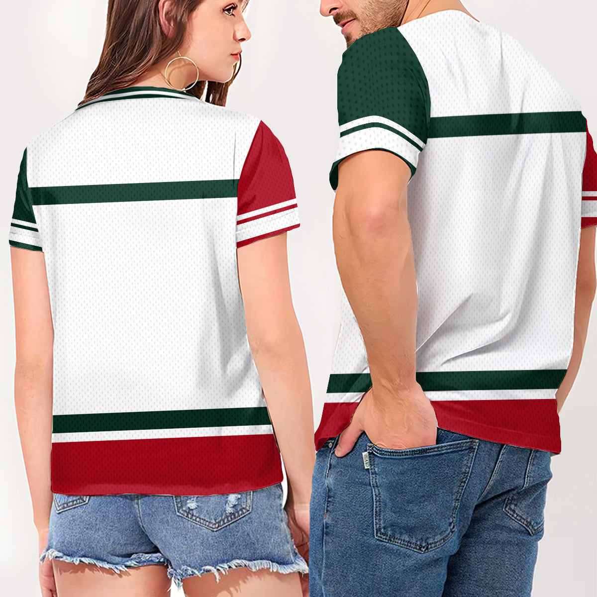WE ARE 26 Perfect Gift - Personalized Soccer Fully Printed V-Neck T-Shirt