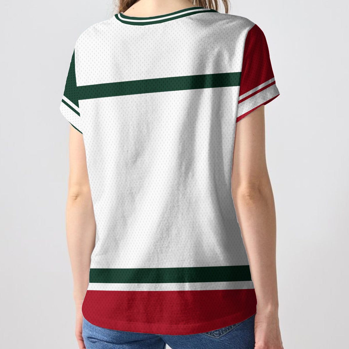 WE ARE 26 Perfect Gift - Personalized Soccer Fully Printed V-Neck T-Shirt