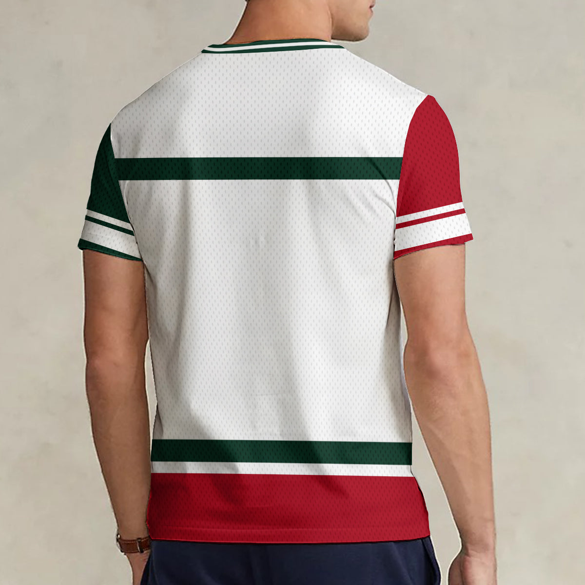 WE ARE 26 Perfect Gift - Personalized Soccer Fully Printed V-Neck T-Shirt