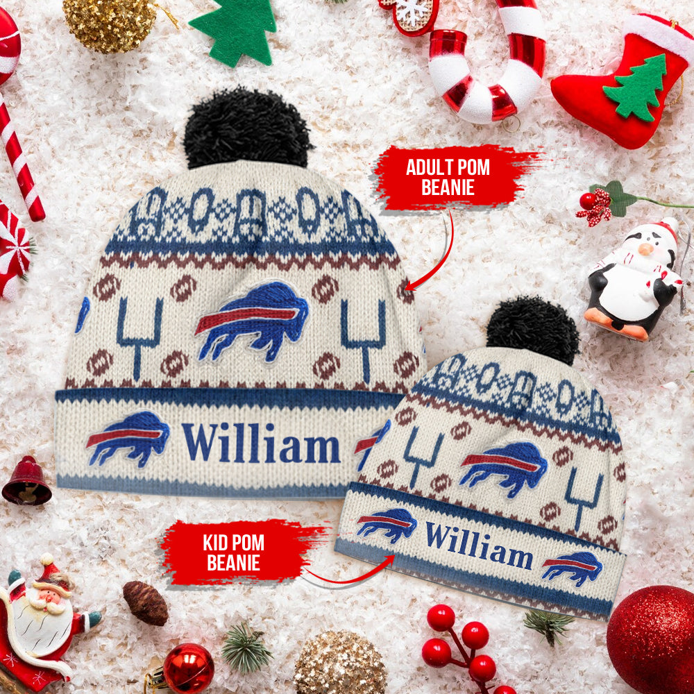Touchdown Time - Personalized American Football Beanie Hat