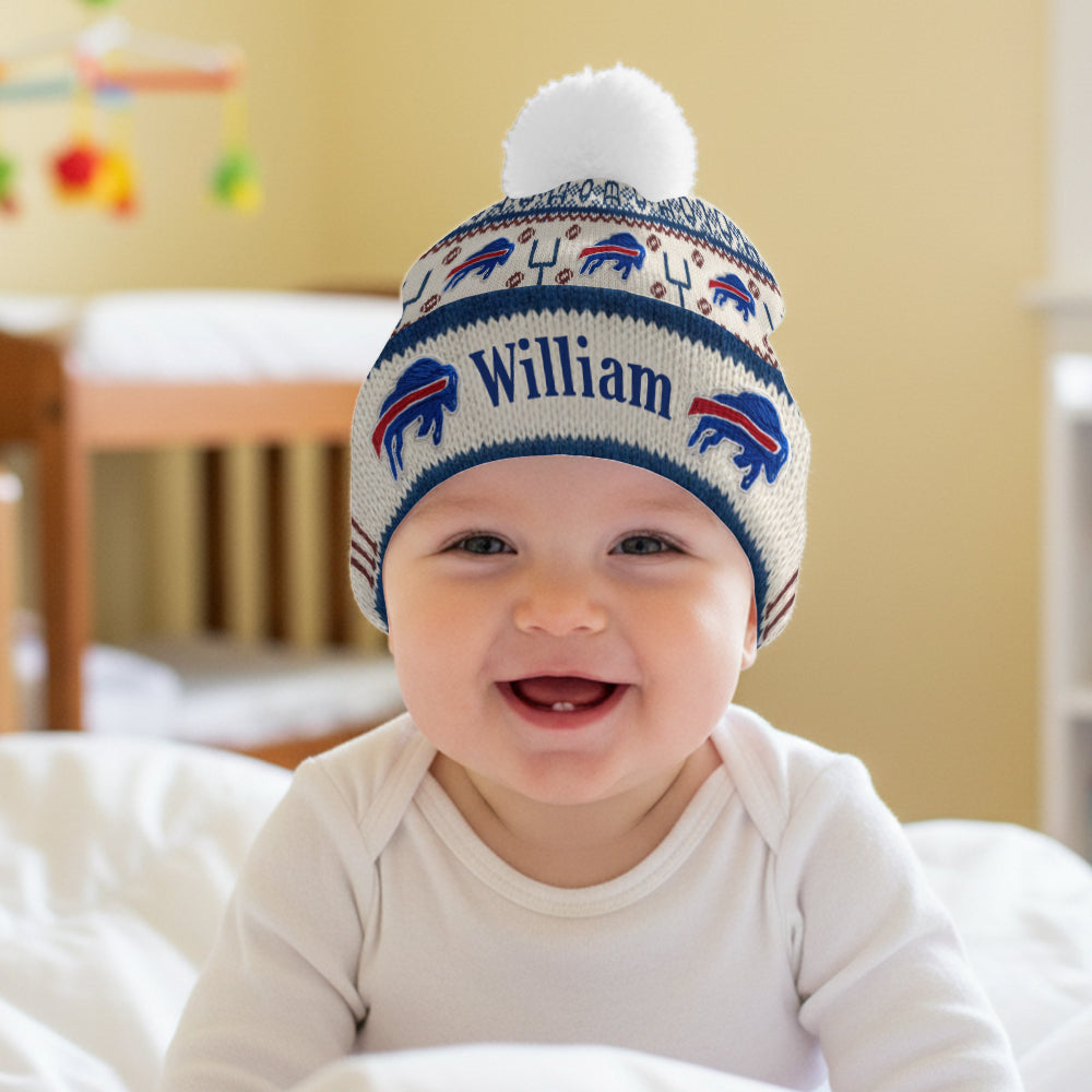 Touchdown Time - Personalized American Football Beanie Hat