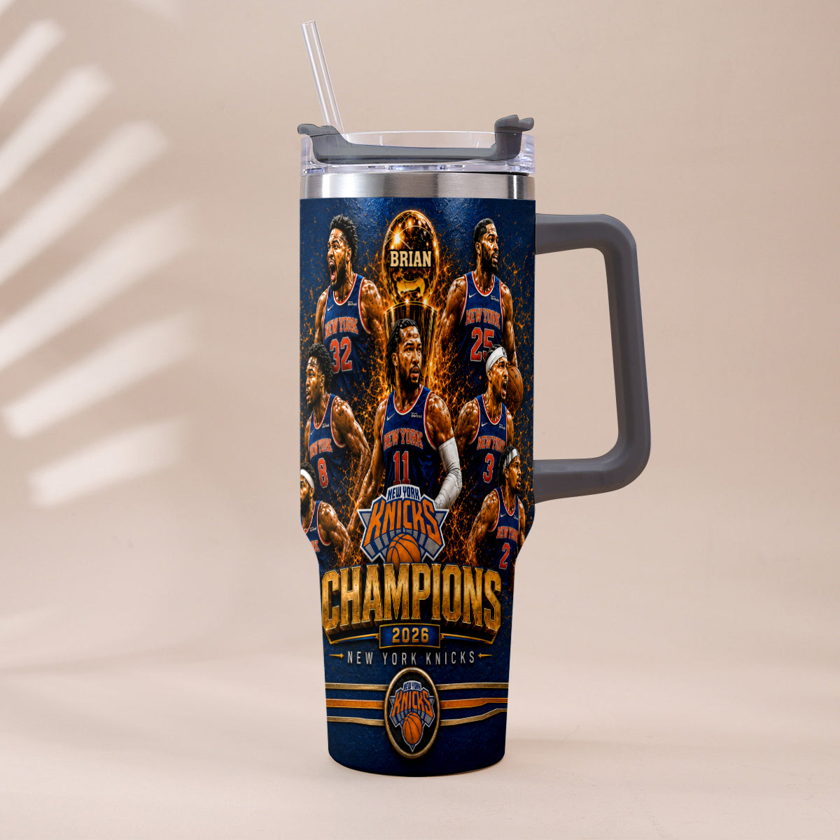 The Champions - Personalized Sport Handle Tumbler With Box