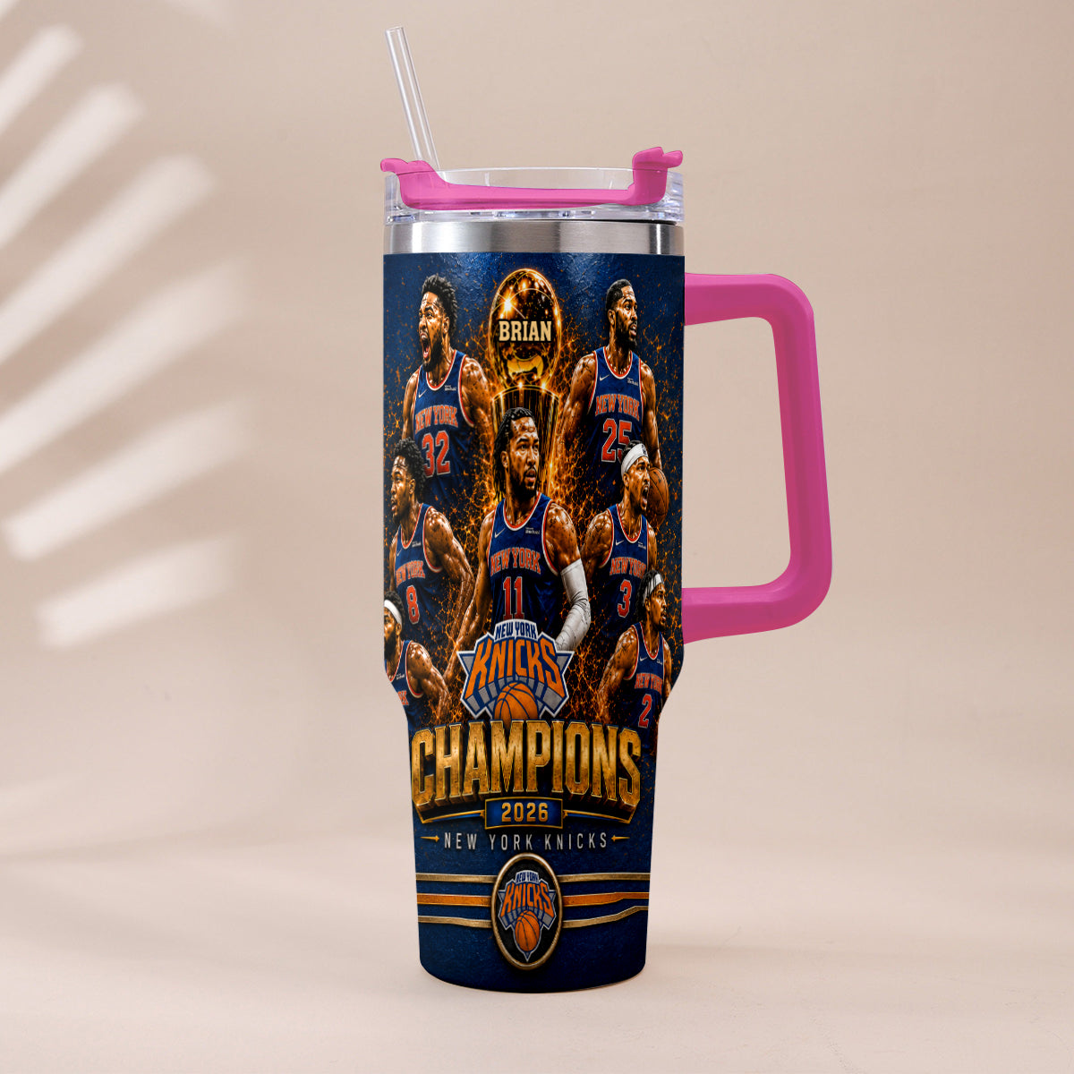 The Champions - Personalized Sport Handle Tumbler With Box