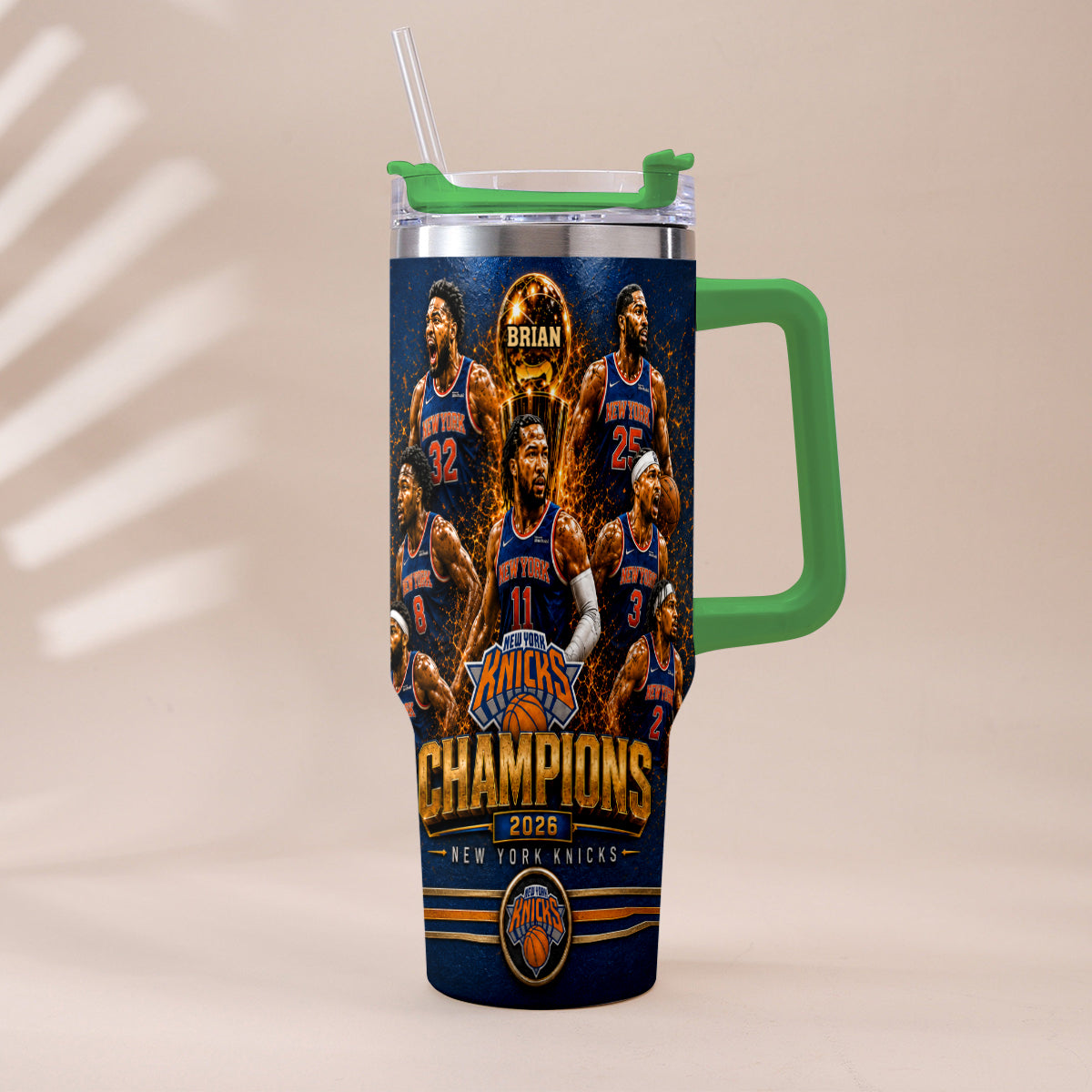 The Champions - Personalized Sport Handle Tumbler With Box