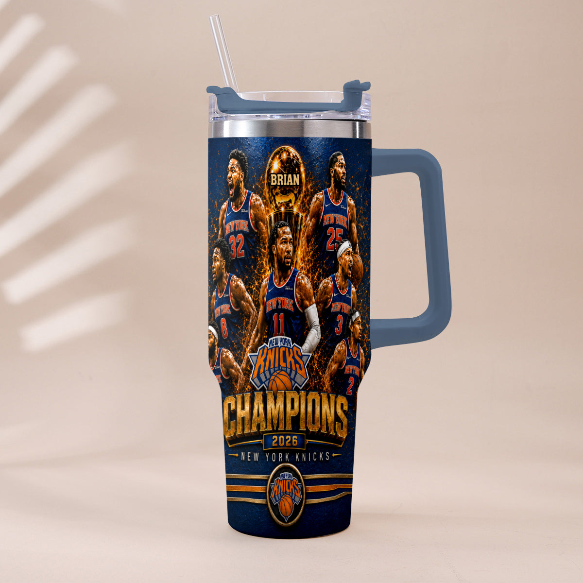 The Champions - Personalized Sport Handle Tumbler With Box