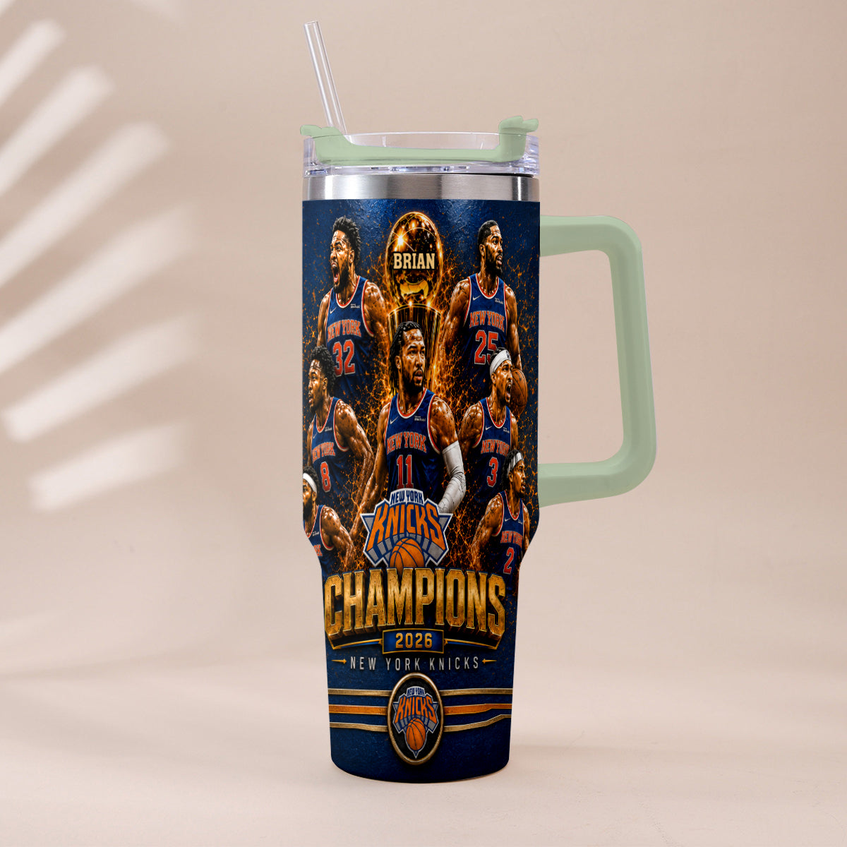 The Champions - Personalized Sport Handle Tumbler With Box