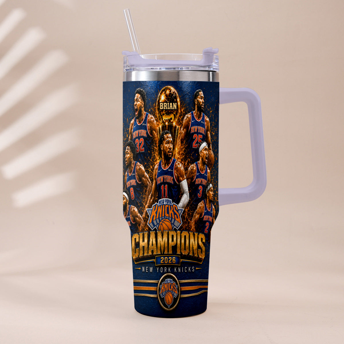 The Champions - Personalized Sport Handle Tumbler With Box