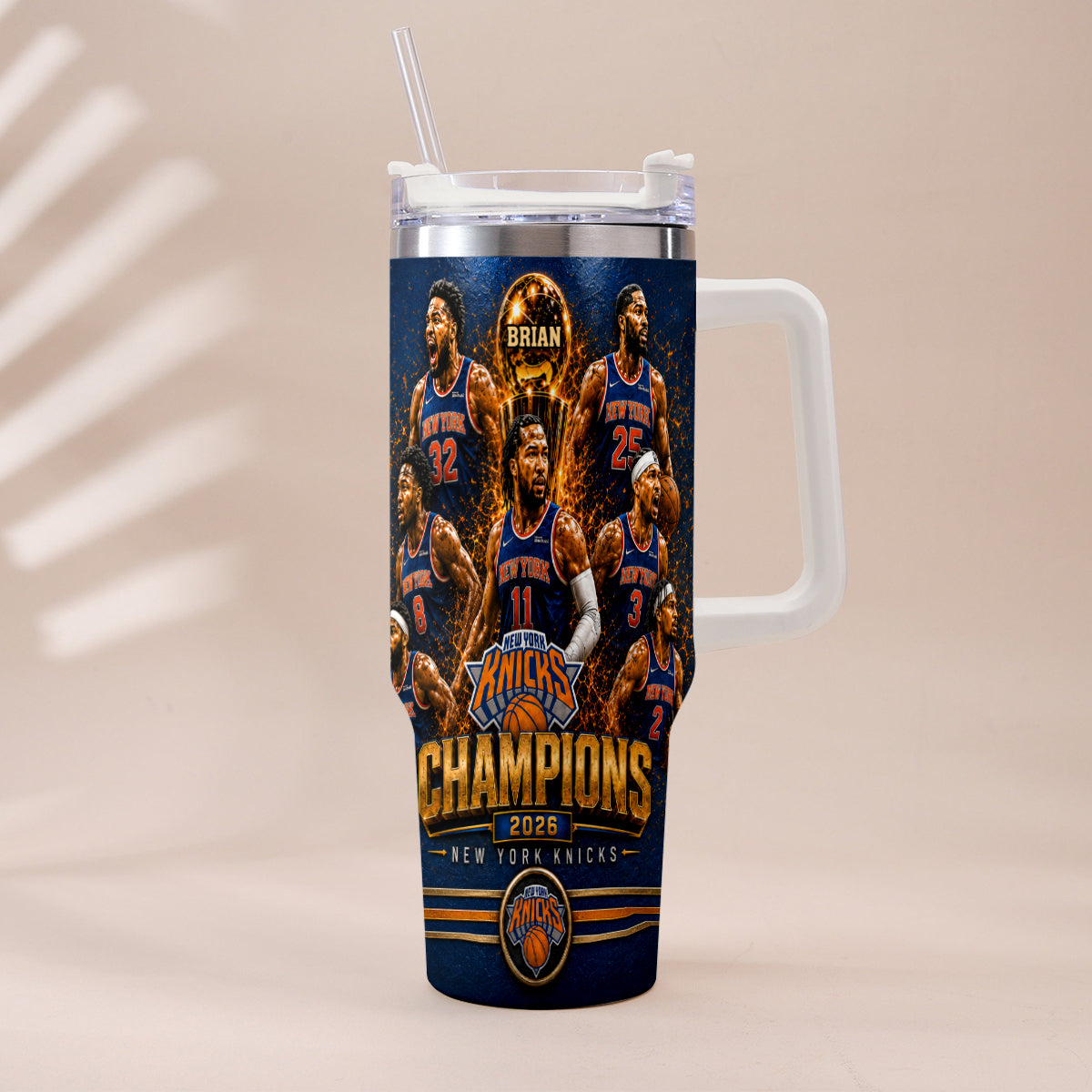 The Champions - Personalized Sport Handle Tumbler With Box