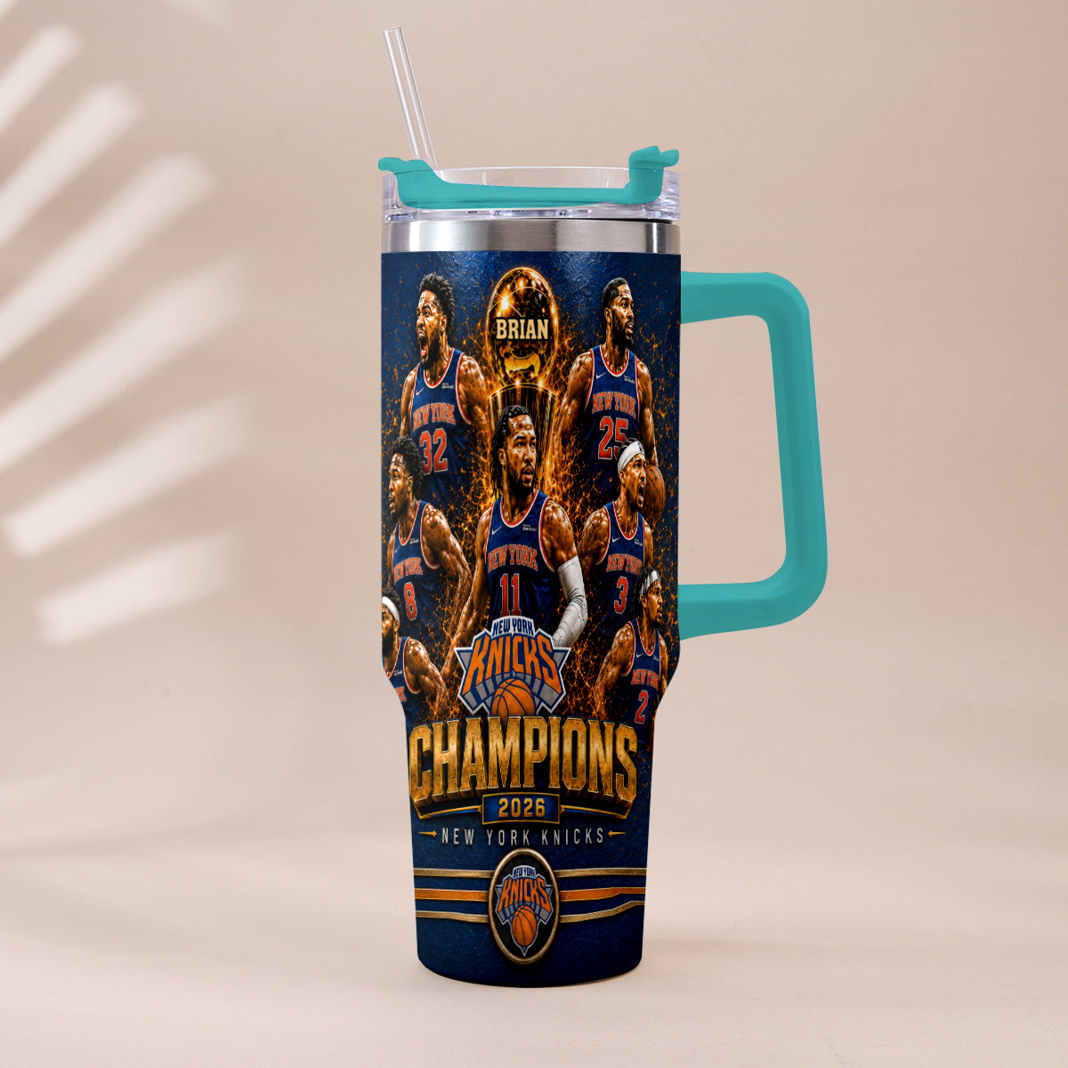 The Champions - Personalized Sport Handle Tumbler With Box