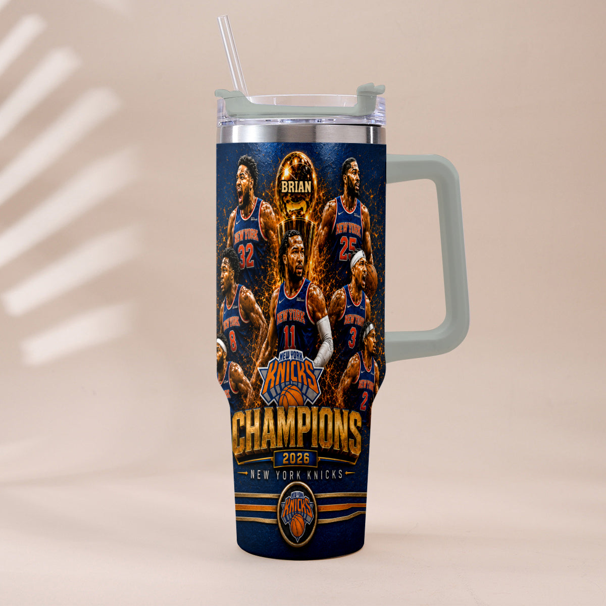 The Champions - Personalized Sport Handle Tumbler With Box