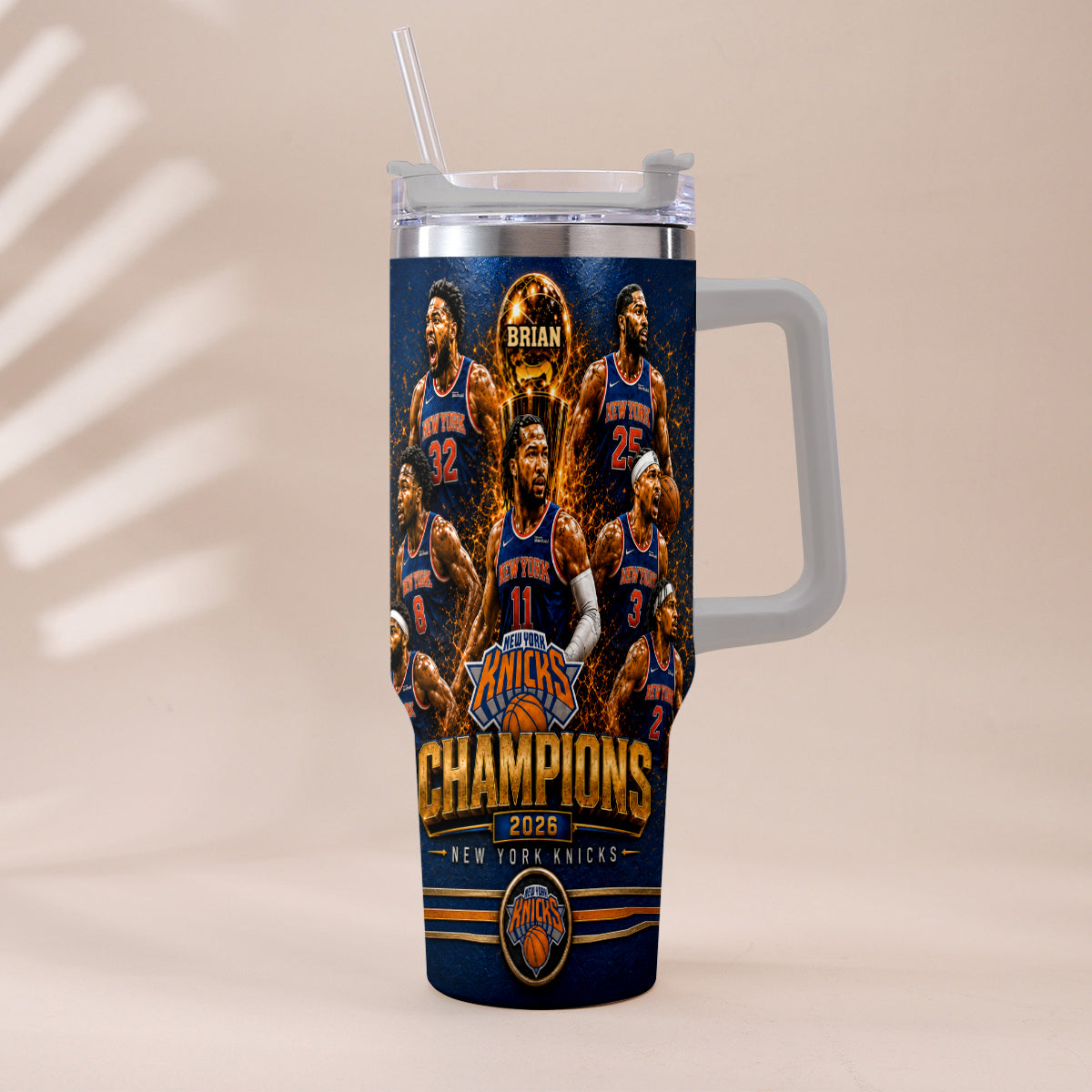 The Champions - Personalized Sport Handle Tumbler With Box