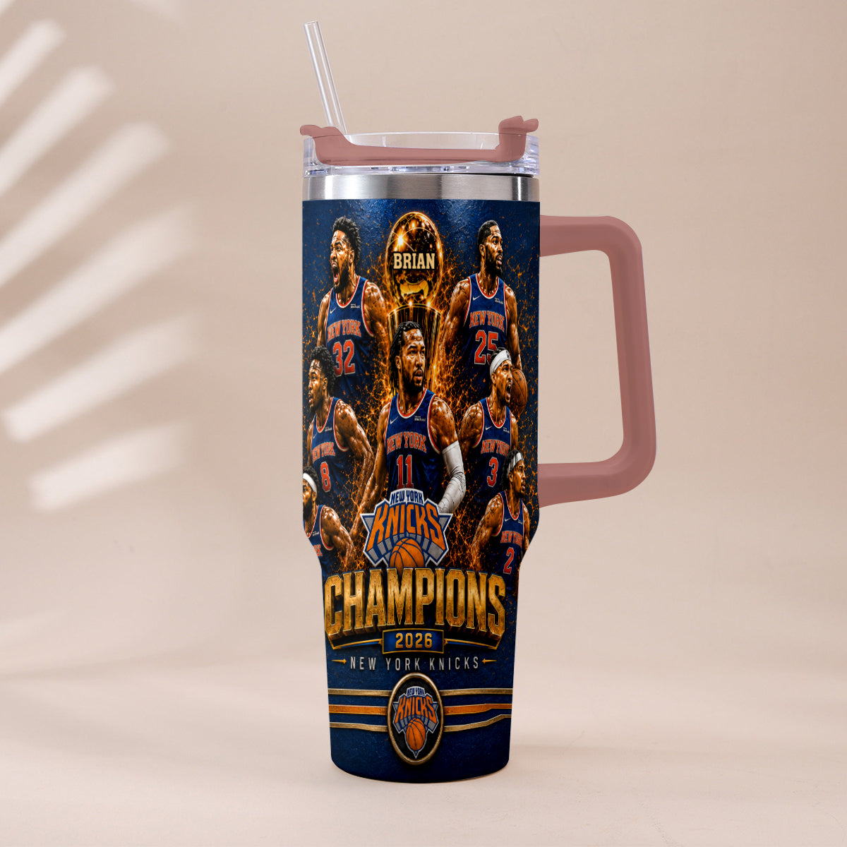 The Champions - Personalized Sport Handle Tumbler With Box