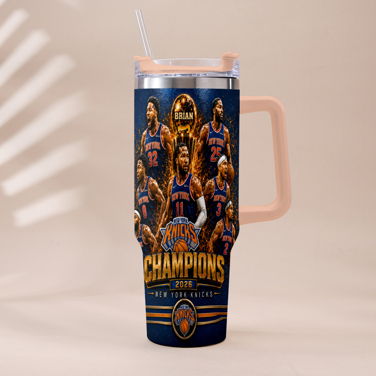 The Champions - Personalized Sport Handle Tumbler With Box