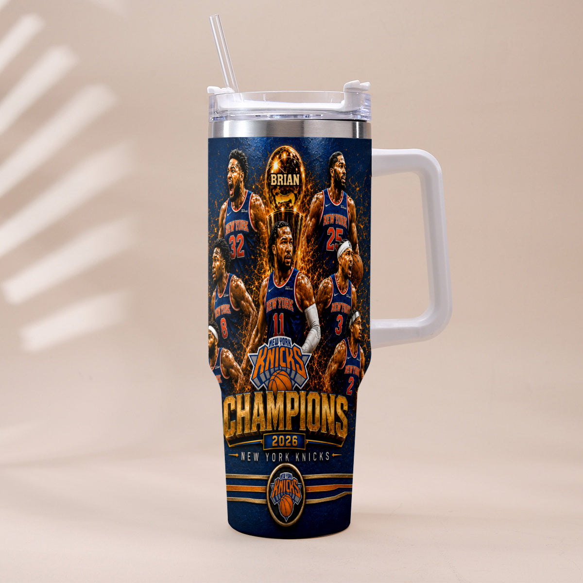 The Champions - Personalized Sport Handle Tumbler With Box