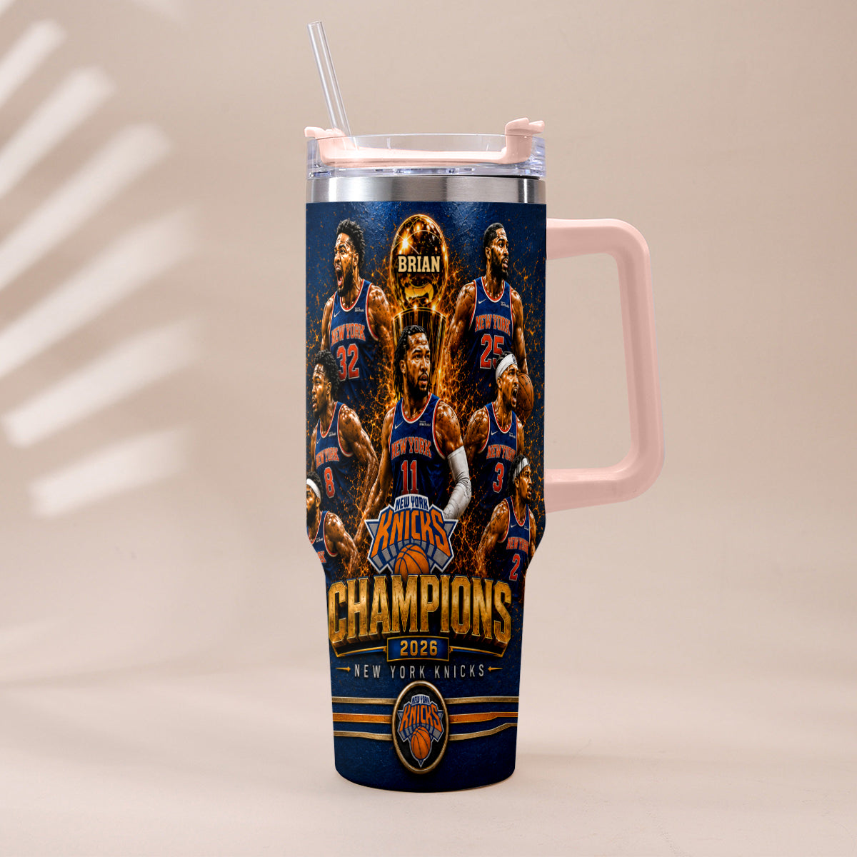The Champions - Personalized Sport Handle Tumbler With Box