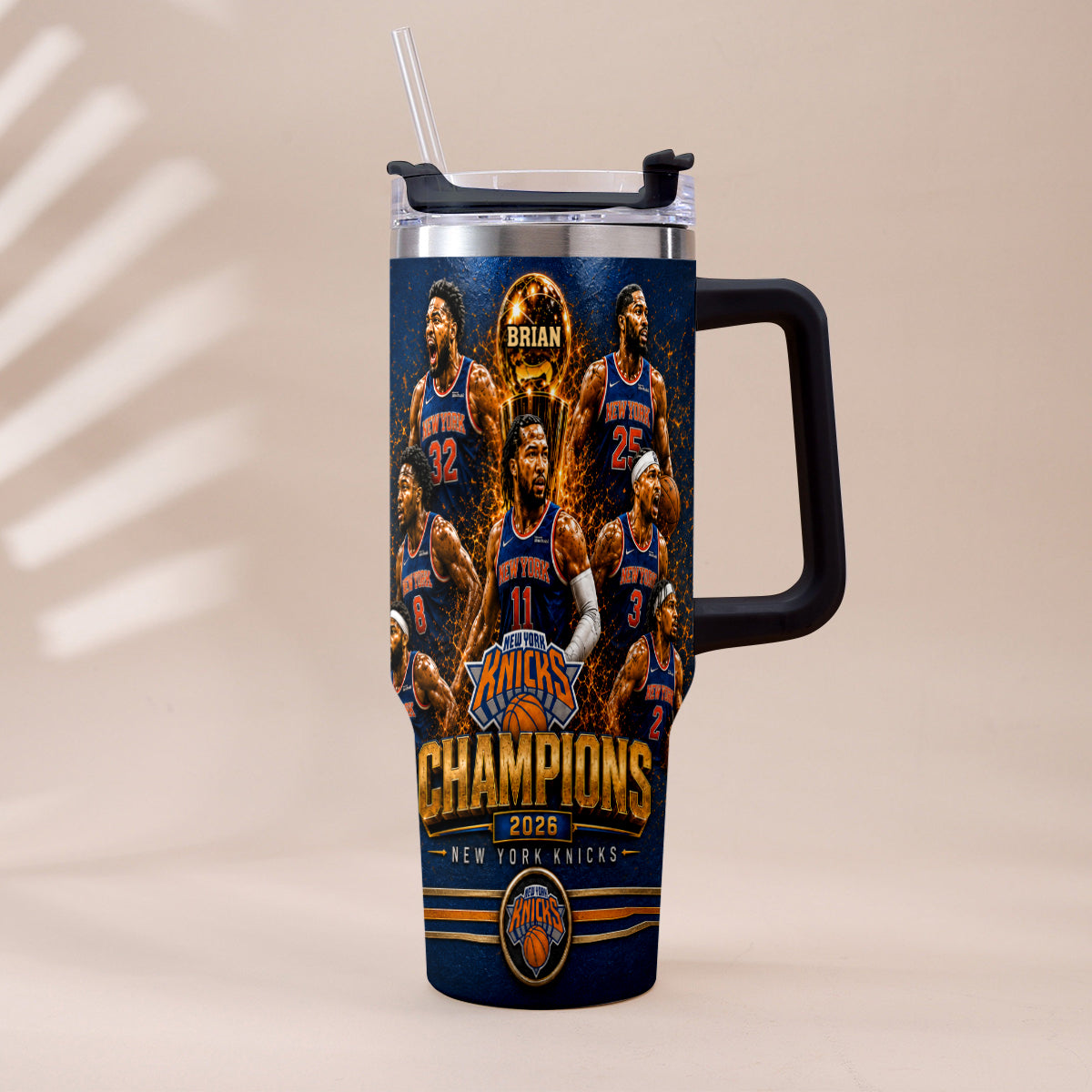 The Champions - Personalized Sport Handle Tumbler With Box