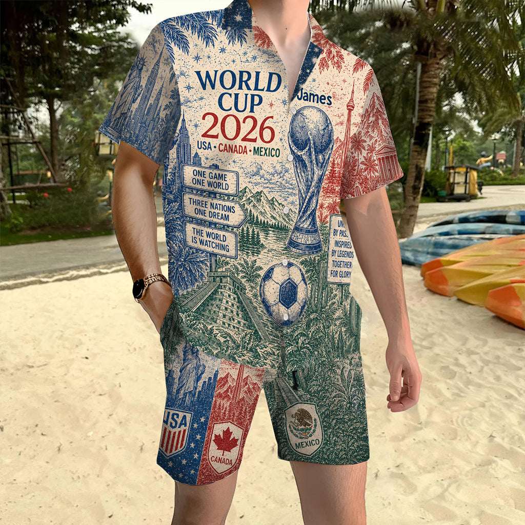 World Champion - Personalized Soccer Hawaiian Shirt & Men Shorts