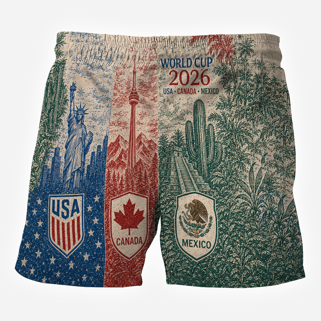 World Champion - Personalized Soccer Hawaiian Shirt & Men Shorts