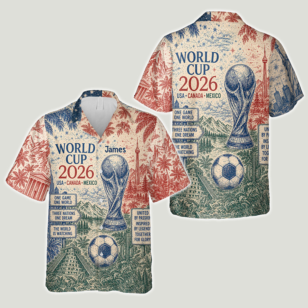 World Champion - Personalized Soccer Hawaiian Shirt & Men Shorts