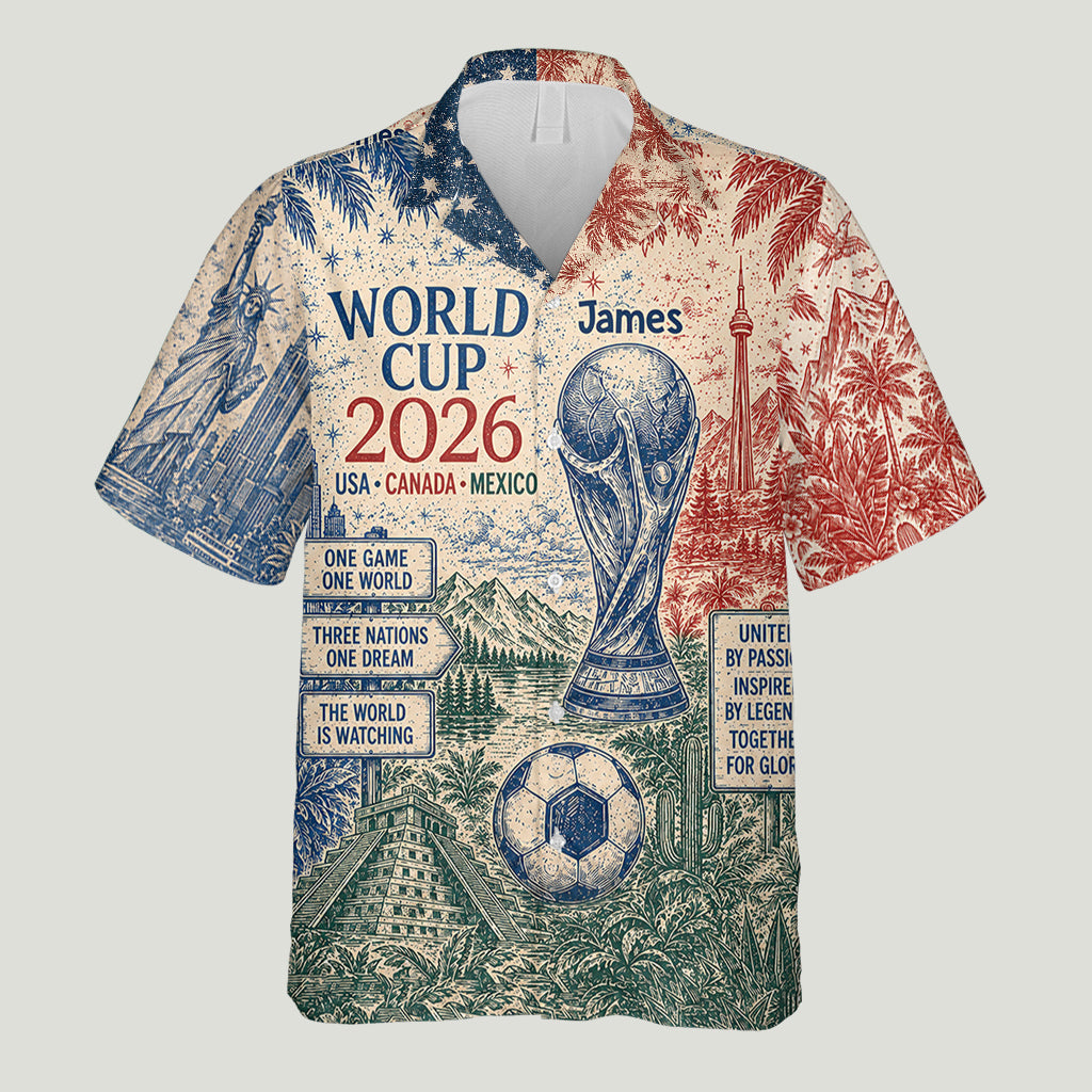 World Champion - Personalized Soccer Hawaiian Shirt & Men Shorts