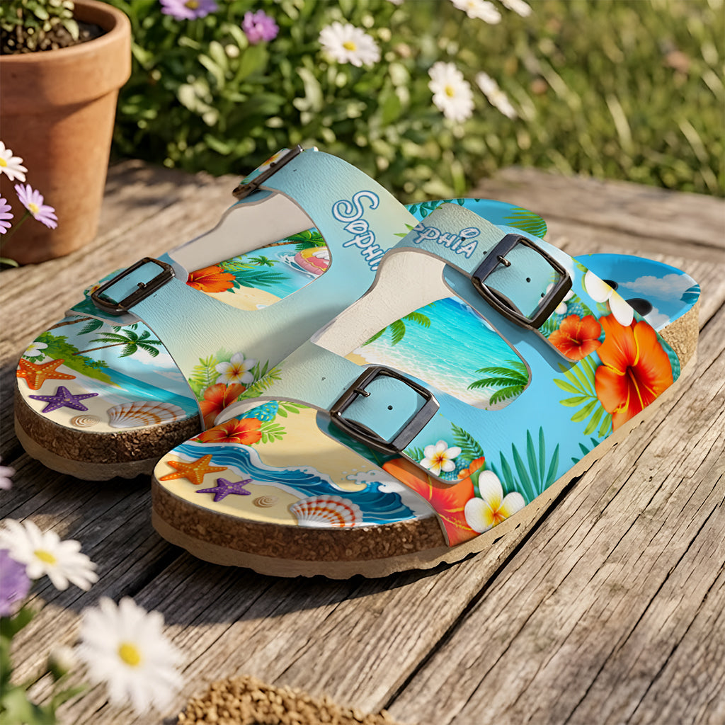 Hello Summer - Personalized Mouse Sandal Birken