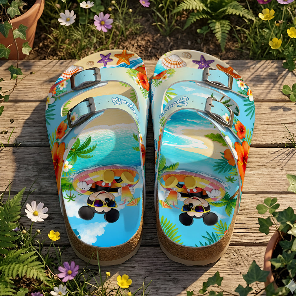 Hello Summer - Personalized Mouse Sandal Birken