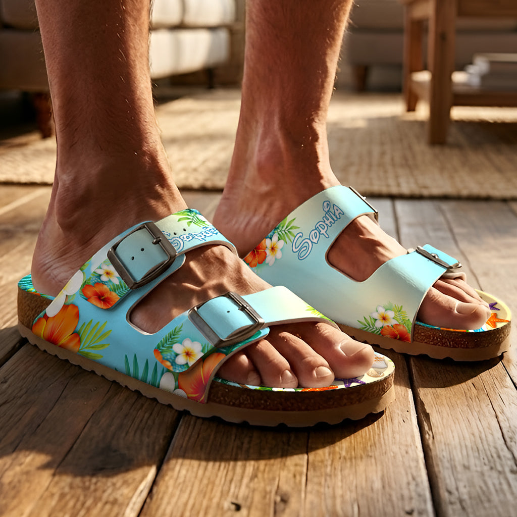 Hello Summer - Personalized Mouse Sandal Birken