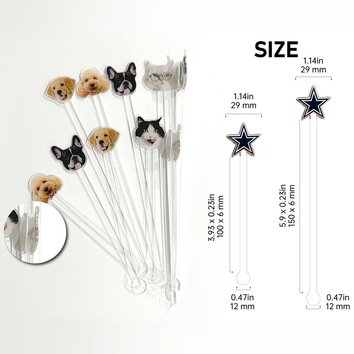 Love Football - Personalized American Football Set Accent Mug with Acrylic Stirrers