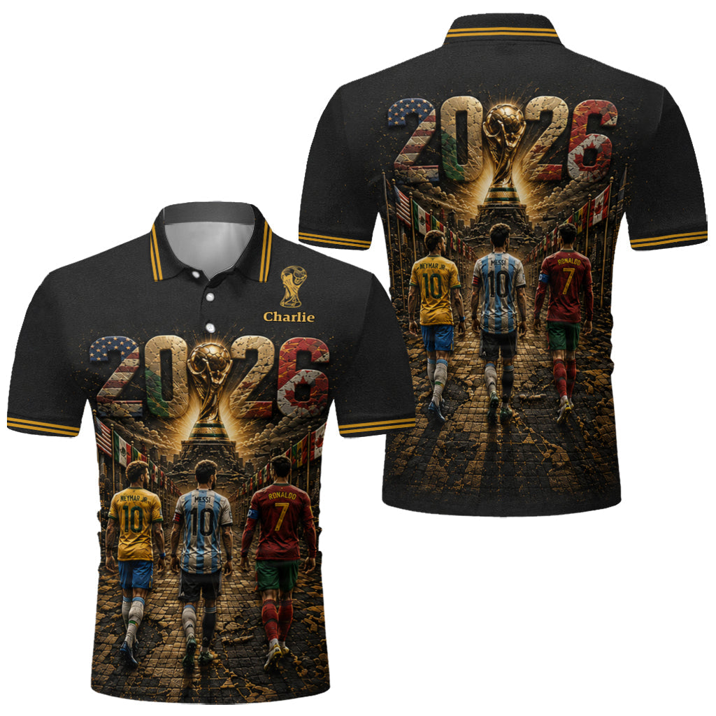 Who Is Champion - Personalized Soccer Polo Shirt