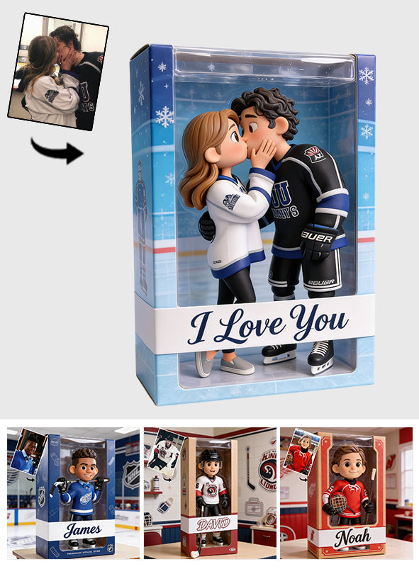 Any Sport - Hockey Volleyball, Football, Basketball,... - Personalized Hockey Custom Shaped Acrylic Plaque