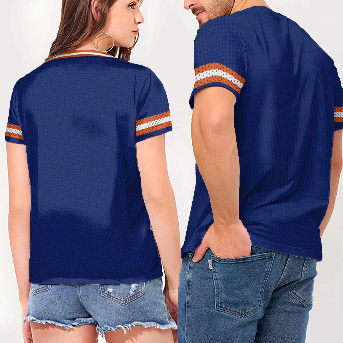 The Champions - Personalized Sport Fully Printed V-Neck T-Shirt