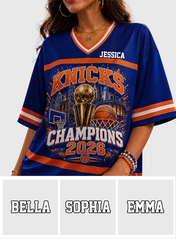 The Champions - Personalized Sport Fully Printed V-Neck T-Shirt