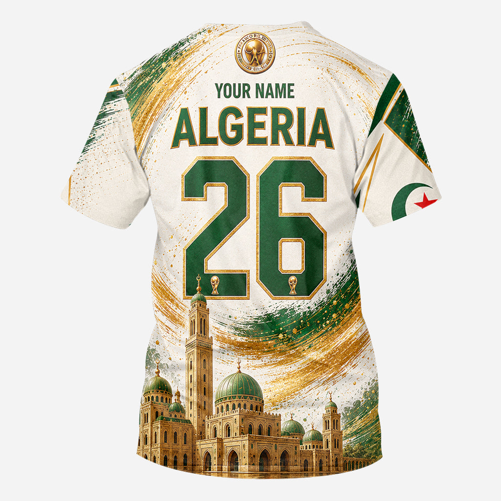 World Cup 2026, Algeria - Personalized Soccer All Over Shirt