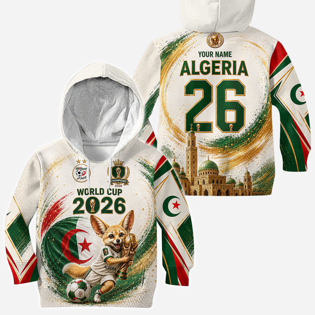 World Cup 2026, Algeria - Personalized Soccer All Over Shirt
