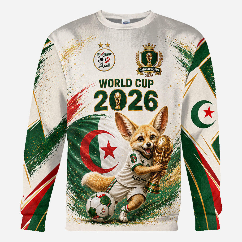 World Cup 2026, Algeria - Personalized Soccer All Over Shirt
