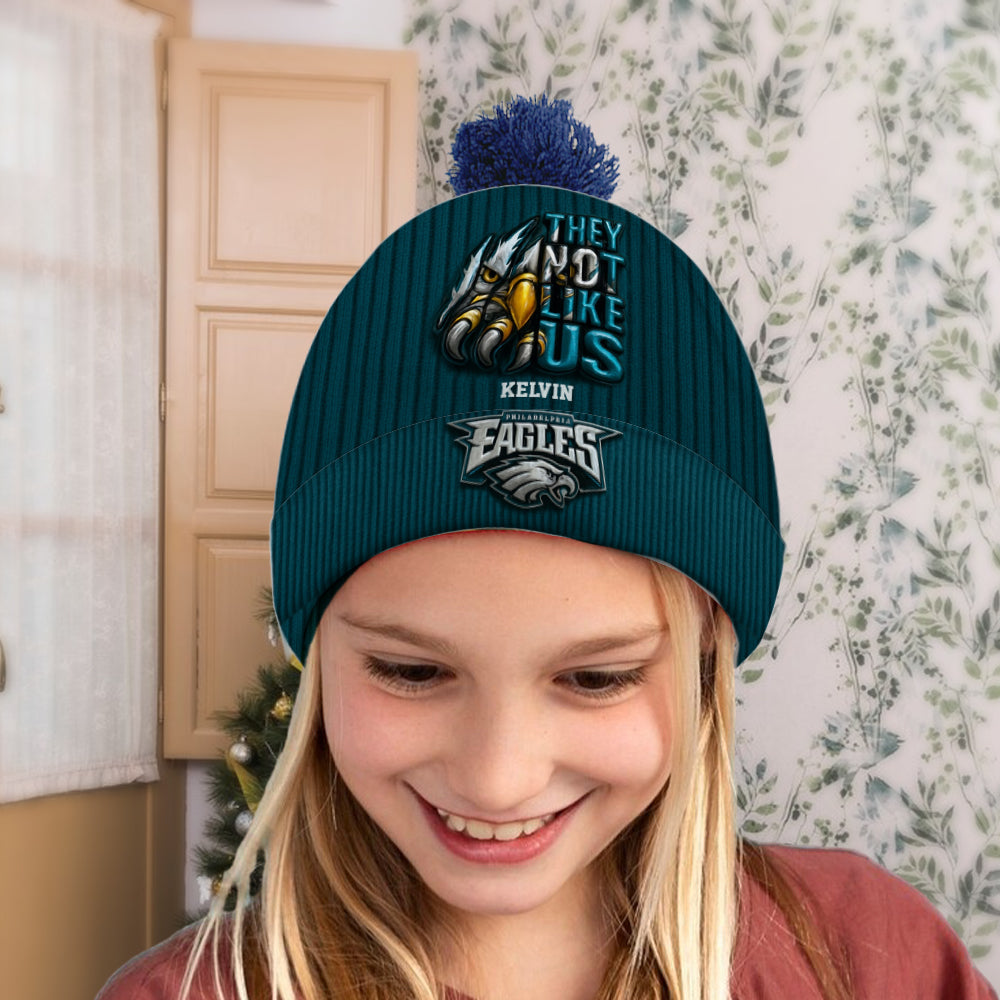 National Football Teams - Personalized American Football Beanie Hat