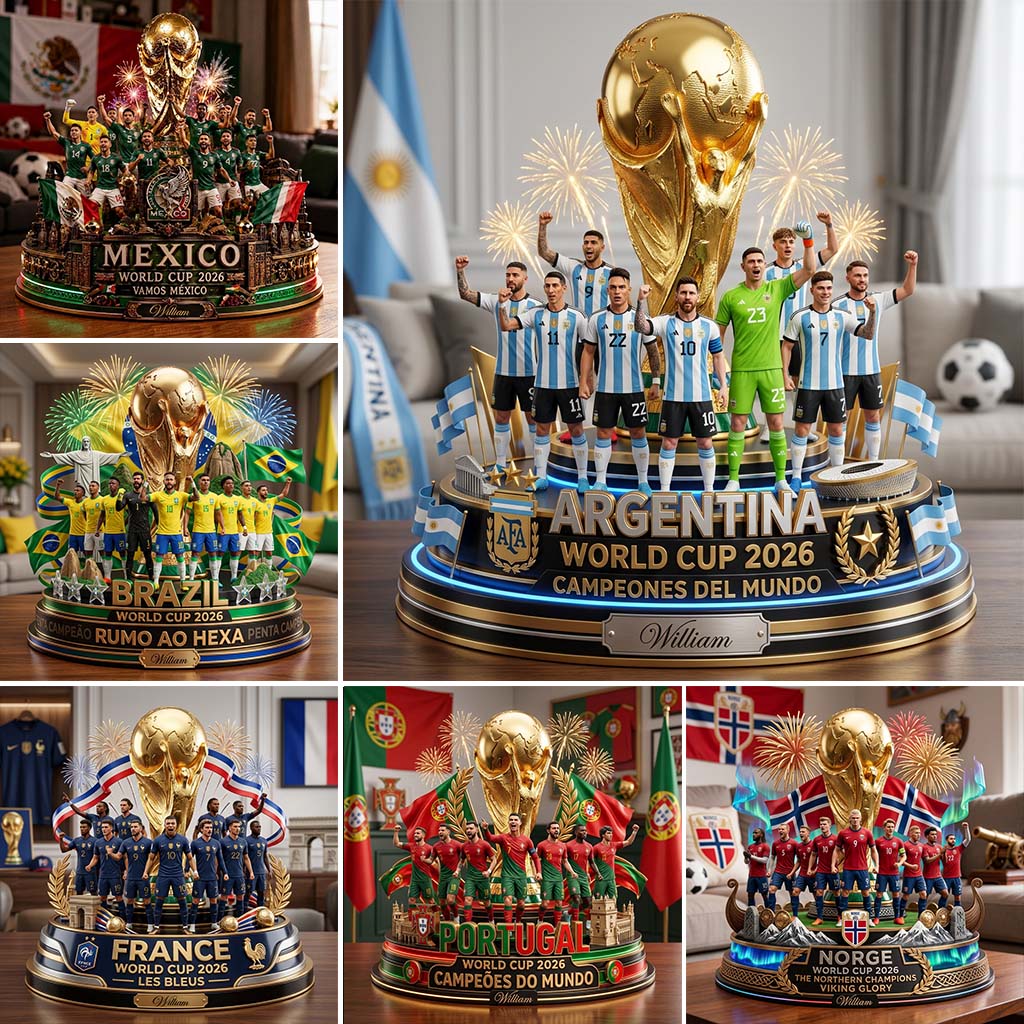 My Team Will Be The Champion - Personalized Trending Custom Shaped Acrylic Plaque