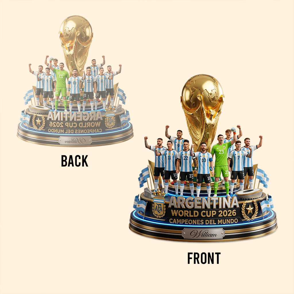 My Team Will Be The Champion - Personalized Trending Custom Shaped Acrylic Plaque