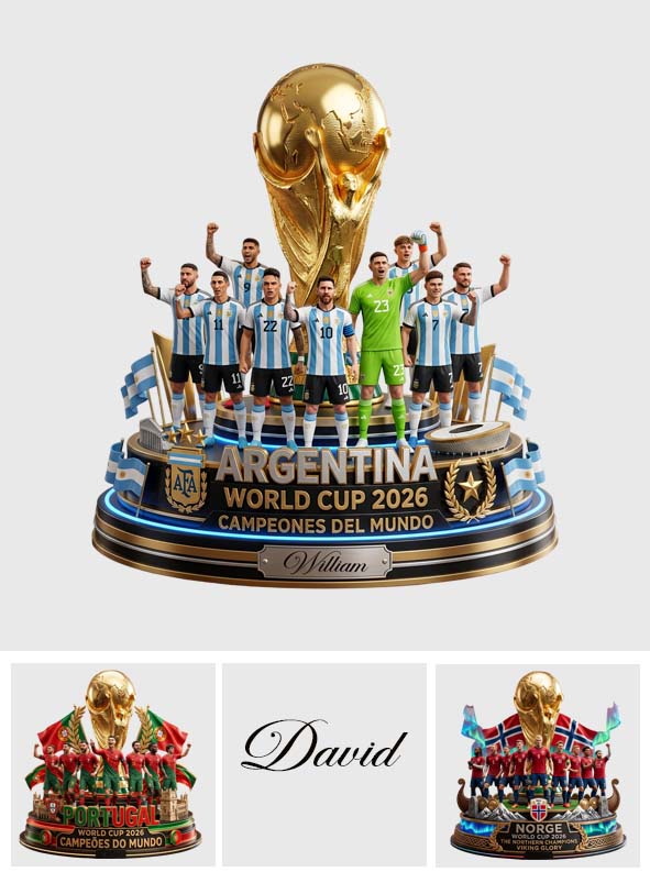 My Team Will Be The Champion - Personalized Trending Custom Shaped Acrylic Plaque