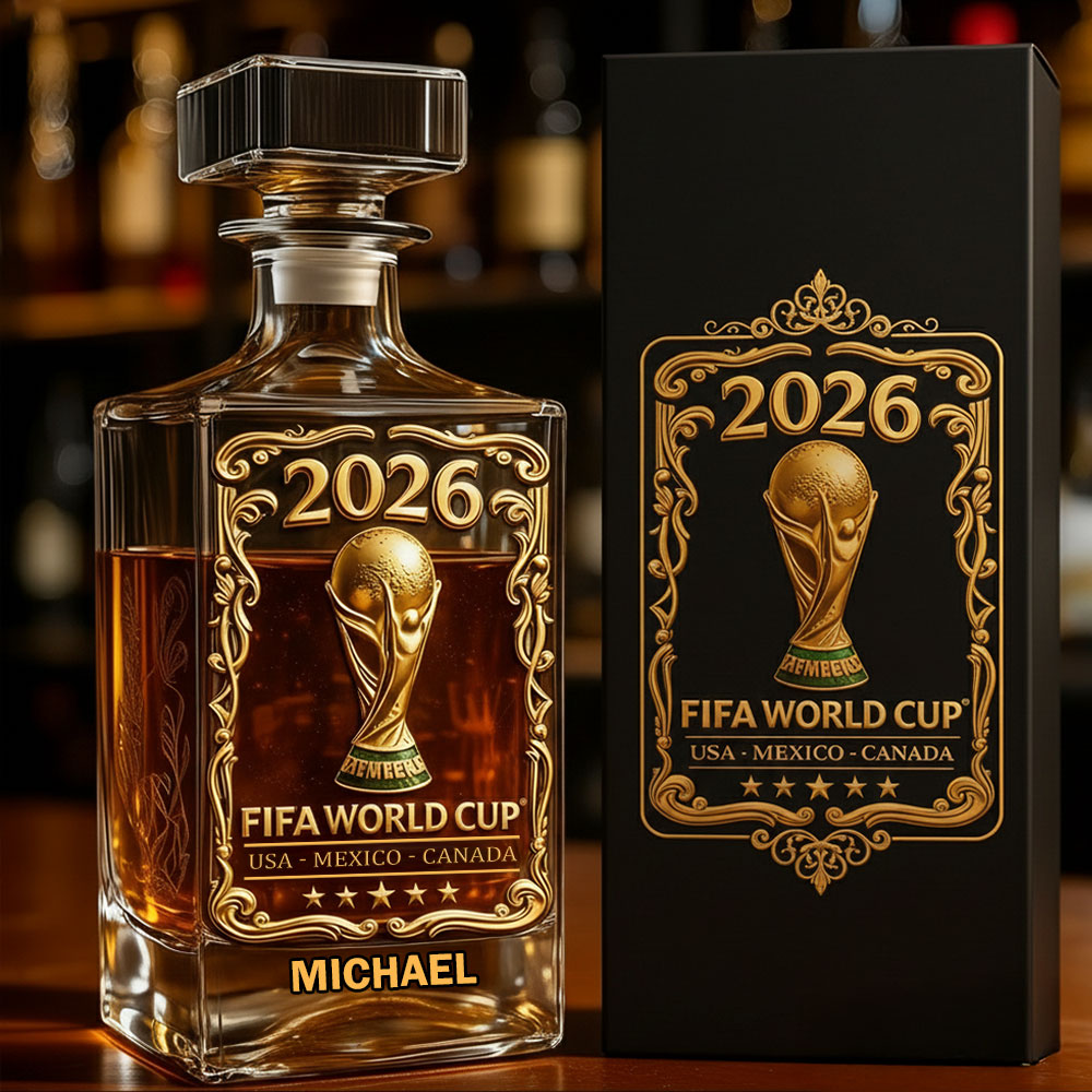The Cup 2026 - Personalized Soccer Whiskey Decanter Set