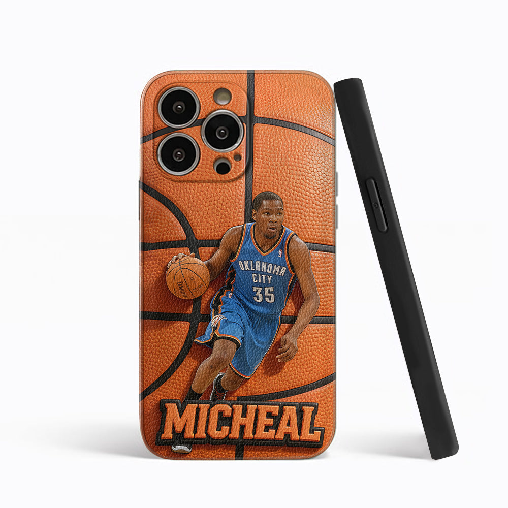 Love Basketball - Personalized Sport Leather Phone Case